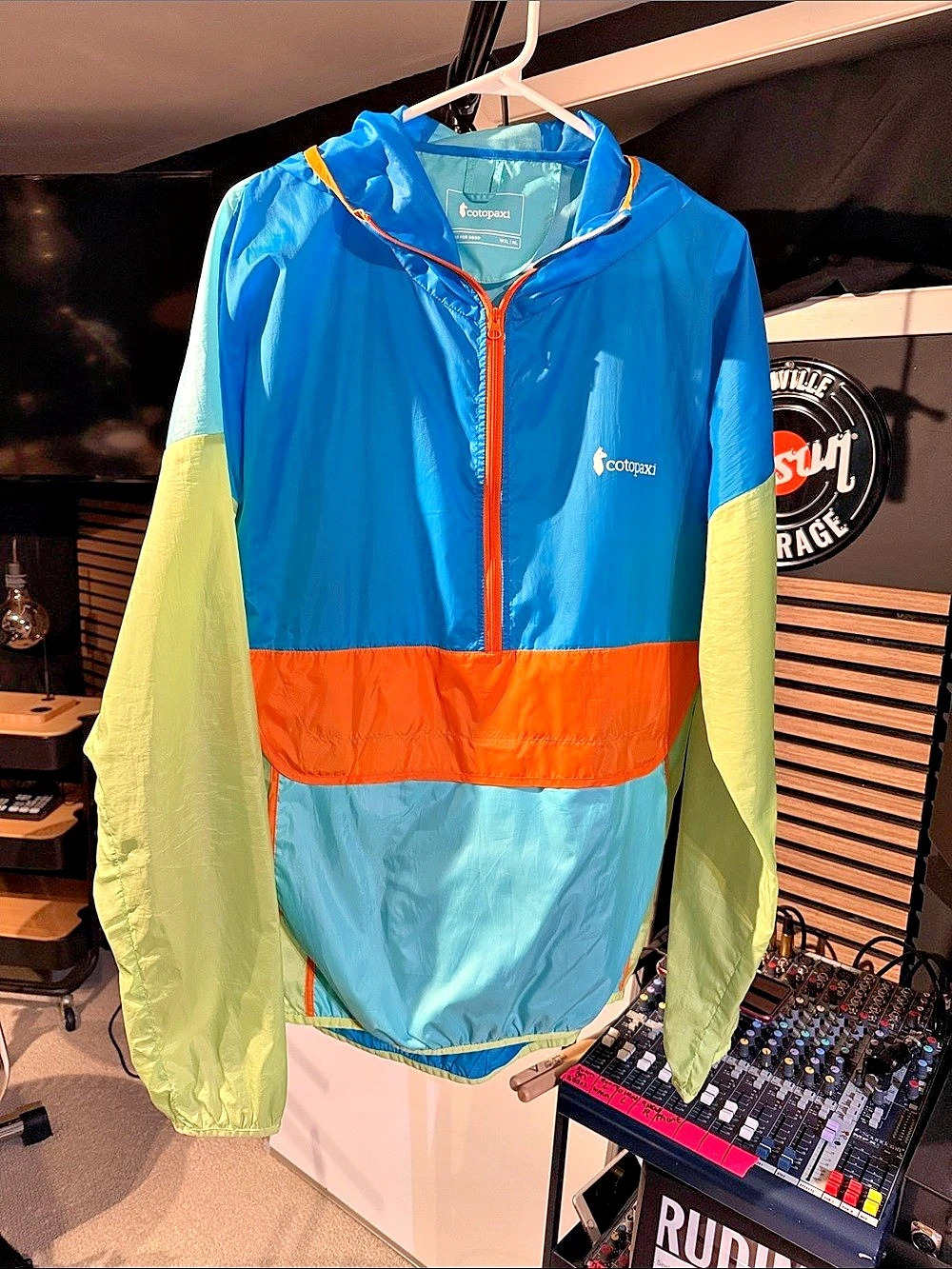 Cotopaxi Teca Half-Zip Windbreaker Color Block Size men’s large woman’s X large